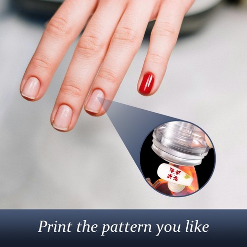 Jelly nail stamper - stamper, scraper