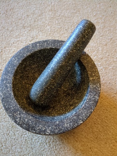 Stone pestle and mortar - pestle,