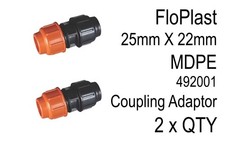 2 Pack FloPlast 492001 MDPE
