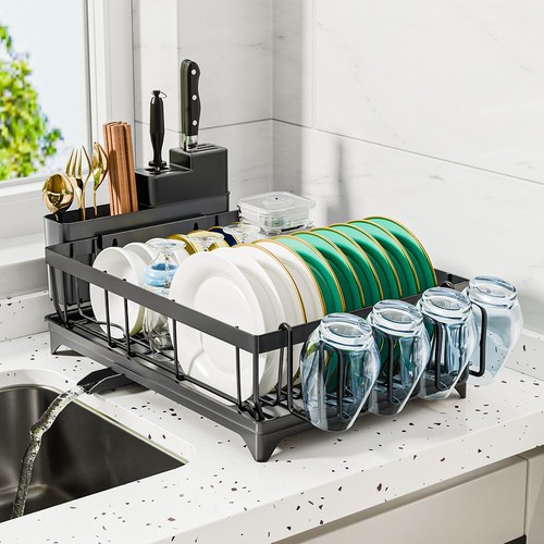 Dish drainer rack - dish, rack-with