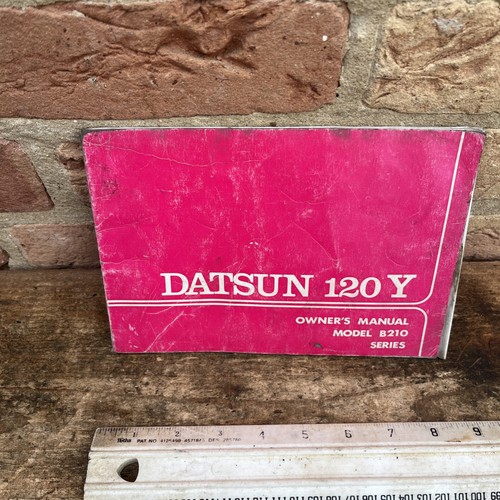 Datsun 120y owners manual - owners,