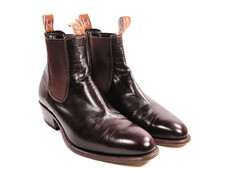 RM WILLIAMS THE YEARLING CHESTNUT MENS BOOTS SIZE AU10G US11 EU45