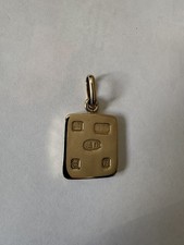 9ct Gold Ingot Pendant  18.8g