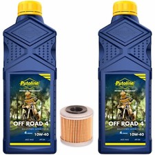 PUTOLINE 10w40 OIL 2 LiTRES  + HF141 OIL FILTER YAMAHA WR250F WR450F 2005 - 2007