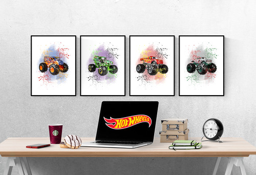 Hot wheels monster trucks - trucks, 2nd