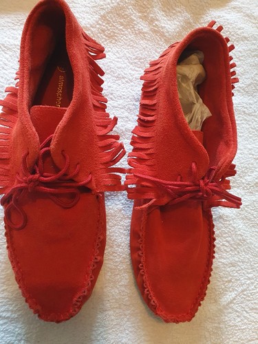 Red suede leather - red, suede/leather