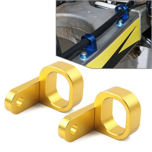 Rear brake line hose clamp - rear,