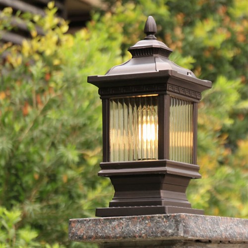 Modern pillar light waterproof - modern,