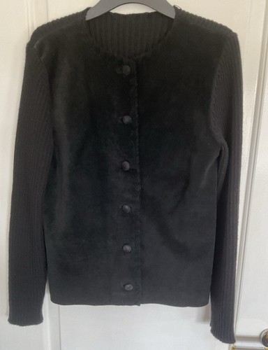 Black wool cardigan - m&s,