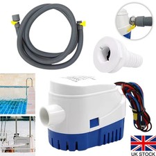 12V 1200GPH Boat Bilge Pump+