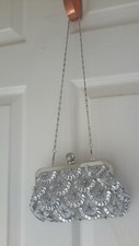 Leko Evening purse Sliver 