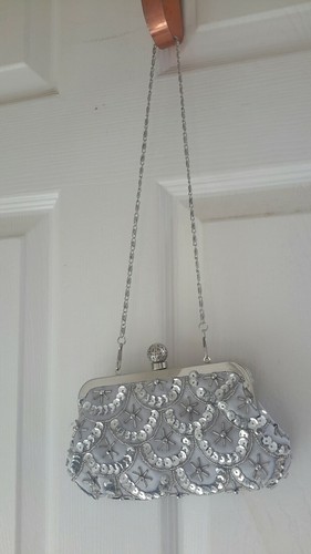 Leko evening purse sliver - leko,