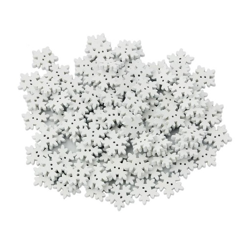 Lot 100pcs wood button - lot,