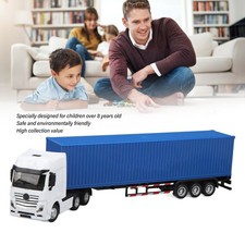 (Blue)Container Truck Model