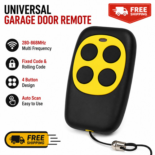 Universal garage door remote - door,
