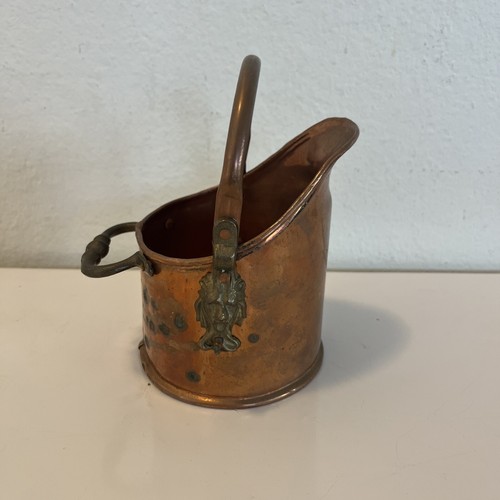 Vintage small copper - small, coal