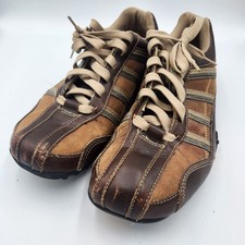 Skechers Urban Track 60449 Brown Leather Oxford Casual Shoe Men's Size 9.5