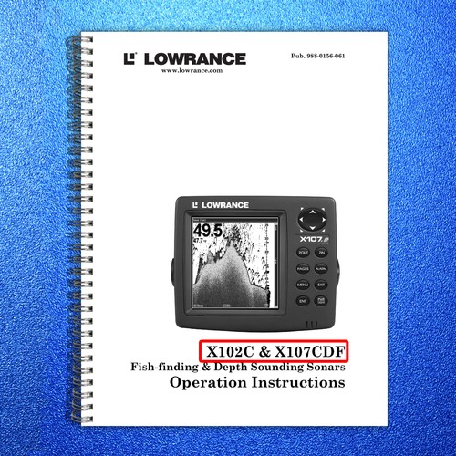 Lowrance x102c x107cdf fish - lowrance,