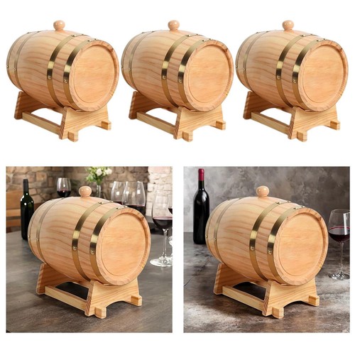 Oak wine barrel with stand - oak,