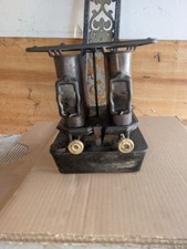 Antique Cast Iron Kerosene Sad