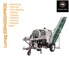 Firewood processor Petrol 12ton splitter 40cm cut Lumag SSA400GHPROS