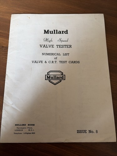 Mullard high speed valve - mullard,