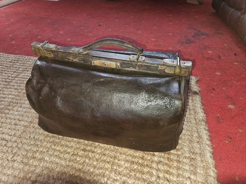 Antique gladstone bag - antique,