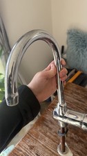 IKEA BAGVIK Chrome Plated Single Lever Pull-Out kitchen tap  