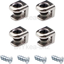 4 x IKEA 114996 Glass Shelf