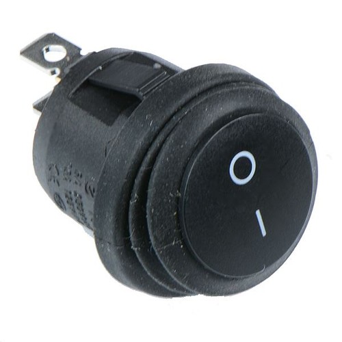 Round off waterproof rocker - round,