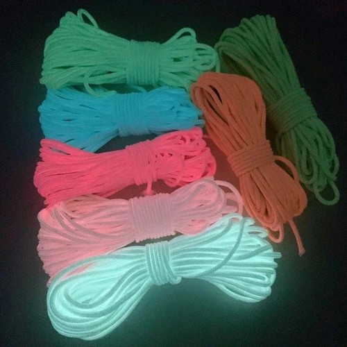 Glow the dark paracord rope - in,