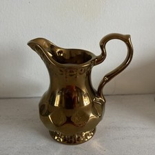 Ornamental  Vintage Wade Gold Lustre small jug.