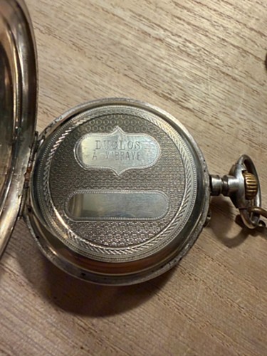 Antique key wind pocket watch - key,