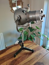 Vintage Original STRAND ELECTRIC Theatre Stage Spotlight Lamp and stand