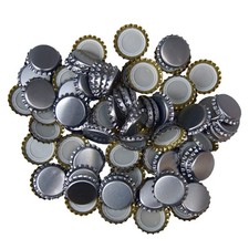 Silver Crown Caps for Beer