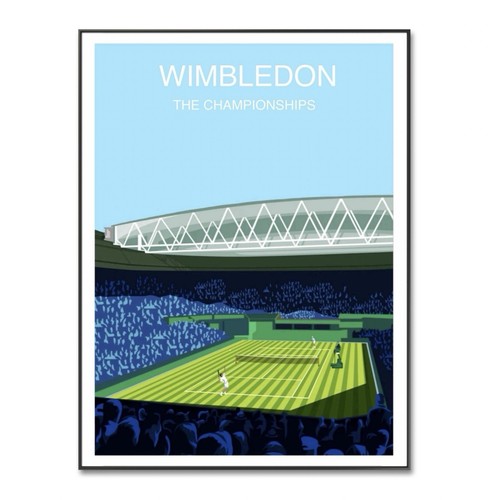 Wimbledon tennis poster - wimbledon,