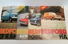 4 BEDFORD Van Brochures. 1972