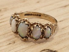 Antique 9ct Rose Gold Opal