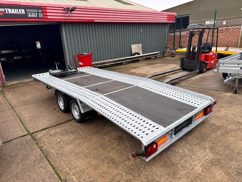 Beaver tail trailer twin axle - tail,
