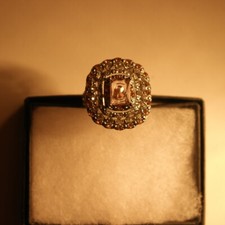 NICE RING WITH PINK TOPAZ