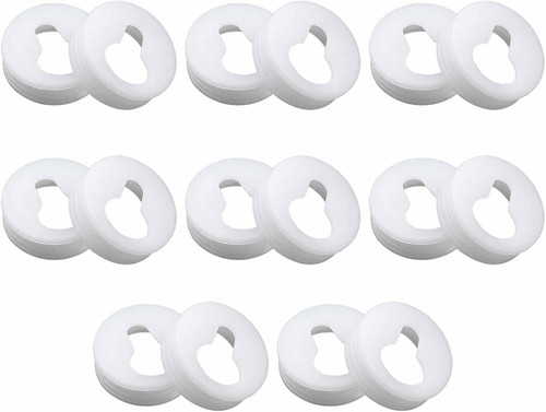 16pcs round keyhole - round,