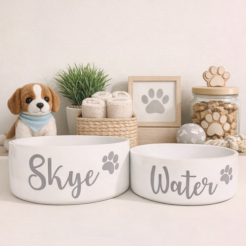 Personalised pet bowl - personalised, –
