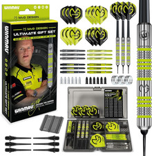 Michael Van Gerwen Mvg Gift Sets - 50 Piece Darts Set with 4 Sets of Shafts, ...