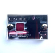 Star Wars Episode III - Emperor Palpatine Fabric Swatch - Movie Prop with COA