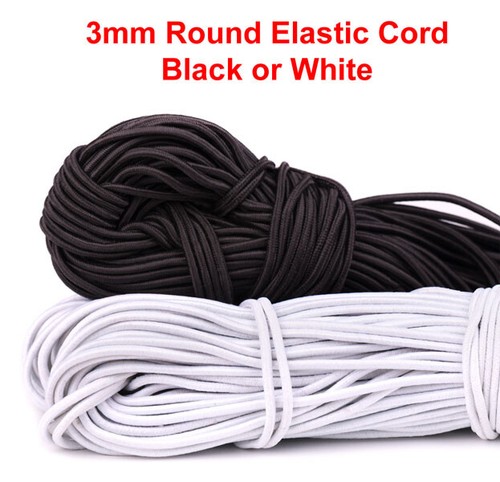 3mm round elastic cord soft - cord,
