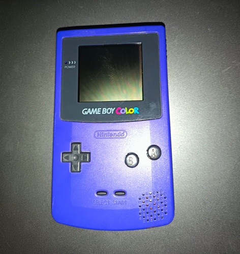 Nintendo game boy color - boy, purple