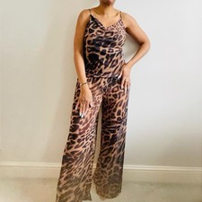 Zara Brown Leopard Top And