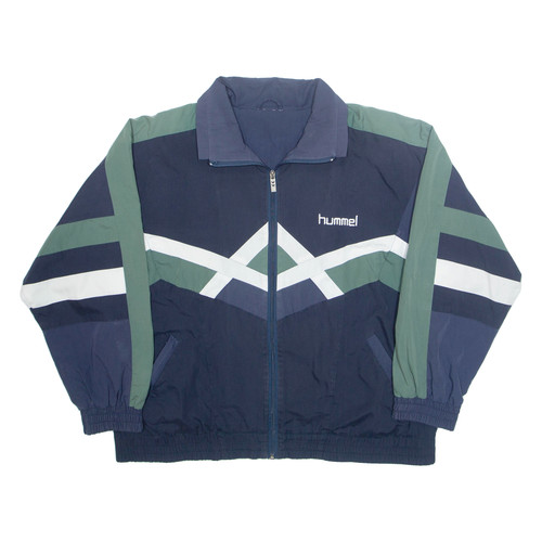 Hummel mens shell jacket blue - mens,