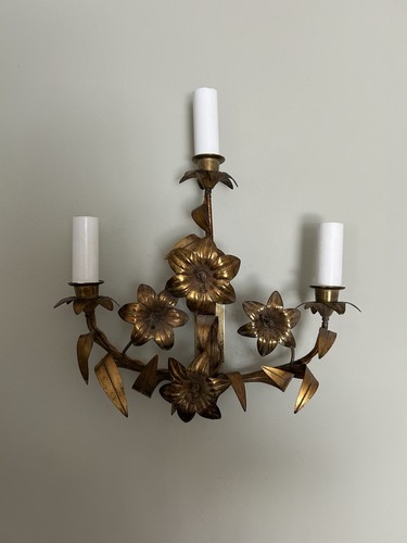 French toleware brass wall - french,