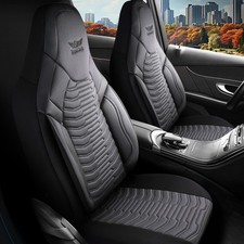 Car Seat Covers Suitable for Bimobil Camper Caravan in Grey Black 1053P050